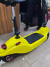 比威特 小海豚电动车迷你电动滑板车小型成人男女折叠锂电池代步休闲车 黄色 24V有刷电机20-30里+礼品 实拍图