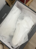 达芙妮 小白鞋女夏季新款运动鞋女夏透气网面女鞋休闲鞋子女ins潮板鞋女 白灰色-透气网面 40 实拍图