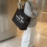 马克.雅可布（MARC JACOBS）女包字母印花托特包手提包M0016156-001 大号 礼物 实拍图