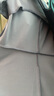 尚都比拉短袖连衣裙女夏季复古赫本风气质通勤裙子中长款A字裙 灰蓝色 M 实拍图