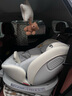 Miber汽车儿童安全座椅婴儿宝宝0-4到12岁汽车用可坐可躺360度旋转车载 highline-lite云母白 实拍图