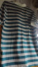 皮尔卡丹夏季POLO条纹男士保罗短袖T恤冰丝莫代尔翻领韩版修身半袖上衣 POLO条纹绿色 2XL125-140斤 晒单实拍图
