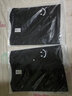型原力短袖t恤男装纯色短袖夏季港风圆领白色纯棉宽松半袖打底上衣服 笑脸黑色 XL 实拍图