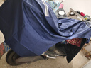 天堂雨衣电动车摩托车女加厚加大男士电瓶车成人骑行电瓶车雨披防暴雨 深蓝色【双人 牛津提花面料】 均码1件不分码 实拍图
