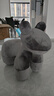 竹思乐沙发椅动物座椅PonyChair小马椅子设计师款创意单人休闲椅 【童趣小马】【大号-灰色】 实拍图