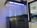 德克（D&A）德彩系列大型龙鱼缸客厅落地靠墙超白玻璃生态底滤家用屏风水族箱 爵士黑 120x50x155cm 晒单实拍图