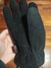 OZERO奥哲鹿皮保暖手套男骑行滑雪加绒零下40度严寒防风耐磨加厚女手套 加绒加厚零下40度【黑色8008】 M 实拍图