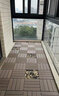 慢工匠塑木地板户外简易自拼防腐木拼接地板庭院阳台花园方块防水地板 五色可选（联系客服） 实拍图