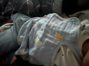 韩贝蓓 儿童护肚围婴儿肚脐防着凉宝宝睡觉护肚子防踢被子睡袋神器 DW21 (蓝色云朵)L码 身高70-95cm 晒单实拍图