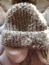 暖芬（NuanFen）帽子女毛线帽秋冬季潮流针织毛球帽子韩版骑行保暖护耳帽 CM3268A 米色 晒单实拍图