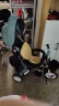 Babyjoey 英国儿童三轮脚踏车折叠宝宝1-3-5岁手推车自行车骑士荣誉蓝 实拍图