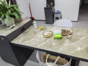 枫辞轻奢岩板岛台餐桌一体可伸缩多功能家用小户型现代厨房实木吧台桌 163-210cm/铅灰色 晒单实拍图