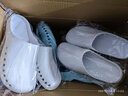 稳斯坦 WST575 手术鞋 手术室实验室洞洞鞋防滑包头 豆沙绿43/44 实拍图