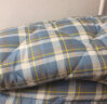 雅鹿·自由自在 三件套床上用品 单人床学生宿舍上下铺3件套装被套床单枕套0.9/1.2米床 布丁蓝 被罩150*200cm 晒单实拍图