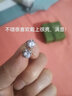 卓麦 绽梅耳钉女925银针韩国时尚气质梅花耳环饰品生日礼物送女友礼物 绽梅耳钉-白色（D016） 实拍图