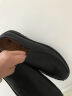 回力皮鞋男豆豆鞋秋季日常商务休闲男士皮鞋舒适潮流软皮软底 20189黑色 42 实拍图