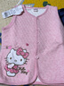 Hello Kitty儿童马甲秋装纯棉女童背心宝宝内穿打底外穿513090粉色130 实拍图