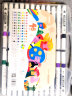晨光(M&G)文具48色防水速干大容量丙烯马克笔单头耐磨 美术学生儿童手绘咕卡画笔涂鸦DIY礼物考试APMT3310 实拍图