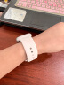 Apple Watch Series 8 智能手表GPS + 蜂窝款41毫米银色铝金属表壳白色运动型表带 MP4D3CH/A 实拍图
