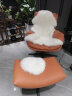 鲁惠家纺澳洲羊毛沙发垫子 皮毛一体欧式座椅垫子秋冬季整张羊皮坐垫防滑 象牙白 至尊1P 70*100 实拍图