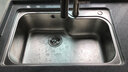 佳德（GORLDE） 科勒旗下品牌佳德水槽厨房304不锈钢水槽大单槽洗菜盆套餐 D:700*450拉丝面无龙头（左大） 实拍图