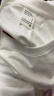 纯白色500g重磅T恤纯棉加厚螺纹领口短袖oversize潮牌三本针半袖 白色-【500g重磅】 S建议100-120斤 晒单实拍图
