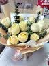 百花馆鲜花同城配送小时达玫瑰花满天星洋桔梗真花束生日礼物女友成人礼 【清纯少女】11朵香槟|JD265 实拍图