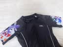 李宁（LI-NING）泳衣女连体裙式修身显瘦游泳衣舒适透气温泉度假泳装088 黑色M 实拍图
