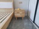 沐眠实木床双人床1.8米2米含床垫现代简约北欧主卧大床YF-902 1.8柜2 实拍图