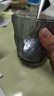 季芒（JIMANG）冰川杯玻璃杯男女水杯单层树纹杯家用日式威士忌杯洋酒啤酒杯家用 矮款330ml-1只装【颜值担当】 烟灰色冰川杯 实拍图
