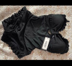 柯帛泳衣女新款韩版ins连体性感泳装保守遮肚显瘦度假温泉装 黑色 L（95-110斤） 实拍图
