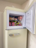 优诺（EUNA）复古小冰箱小型家用双门冷藏冷冻冰箱BCD-113R 奶油白 晒单实拍图