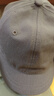 慕瑾繁饰 大头围帽子短檐短沿大码鸭舌帽男大号大脸头大加大棒球帽胖子 深灰色短沿 L 标准码（52-59cm) 实拍图