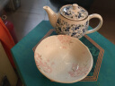 陶趣居 日本进口线唐草小蓝芽茶杯日式汤吞寿司杯陶瓷小杯泡茶杯子茶具 小蓝芽 茶壶 带滤网465ml1只 实拍图