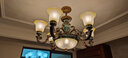 韬齐 欧式吊灯美式客厅灯卧室餐厅灯大气别墅灯挑空高级奢华复古灯具 【8+4H】30m²以上（带遥控） 全光谱三色LED灯泡 实拍图