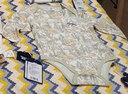 DOMIAMIA新生儿衣服婴儿包屁衣宝宝秋冬服饰婴儿哈衣爬服满月服和尚服 奥萝花田-套头款【棉氨双面】 59cm （推荐1-3个月） 实拍图