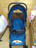 flykids婴儿推车超轻便携口袋伞车可坐躺宝宝车可上飞机避震换向折叠童车 双向豪华版绅士蓝 实拍图