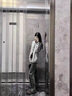 衣然呈品休闲百搭复古直筒牛仔裤女春秋款高腰显瘦遮胯微喇马蹄加绒裤子女 蓝色常规 S 【建议80-90斤】 实拍图