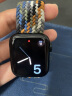 BHO适用苹果手表表带apple iwatch s9/8表带单圈编织表带7/se2/6/5尼龙女士款 牛仔七彩色 38/40/41表盘M码【腕围141-154mm】 实拍图