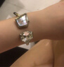 SAGA世家品牌手表女士石英腕表幻影手镯手表轻奢生日礼物送老婆送女友 青春蜜粉色 L码 实拍图