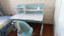 博士有成（BSUC） 儿童学习桌套装写字桌椅家用小学生书桌可升降调节电脑桌学生桌 公益新秀1.2米+801蓝色套装 实拍图
