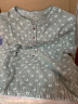 斯琴（siqin）2024春季新品女提花条纹纯棉半开襟套头宽松衬衫BDCS035150 花色 S 晒单实拍图