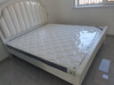 静宜港实木床1.8米主卧双人床2*2.2米大床白色现代简约欧式床美式轻奢床 床+1个床头柜+椰棕垫 1800mm*2000mm 框架结构 实拍图