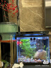 森森超白玻璃鱼缸XHE-380(黑)可增氧客厅小型桌面家用水族箱免安装 晒单实拍图