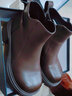 达芙妮英伦风小短靴女高跟加绒厚底粗跟女靴马丁靴4623607022 卡其色 36 实拍图