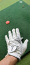 EUROPEAN TOUR欧巡赛高尔夫手套男士高性能高品质高尔夫球手套 左手畅销款/防滑耐磨/白灰 23码 实拍图