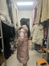 森马（Semir）90%鸭绒羽绒服女长款宽松显瘦冬季轻暖连帽外套防水109725113001 实拍图