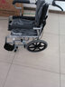 亿佰康 轮椅折叠老人轻便 手动轮椅 旅游便携轮椅 免充气轮椅车 儿童轮椅 16寸小轮椅 折叠轮椅黑色 实拍图