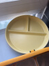 逸居客（YIJUKE）陶瓷分格餐盘211减脂餐盘早餐盘饺子盘水果盘点心托盘分餐盘 晒单实拍图