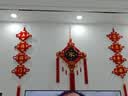 欧之云【三件套】 中国结挂件过年新年客厅挂件大号桃木福字乔迁平安结 中号八鱼-家和万事兴+对联【三件套】 中国结 实拍图